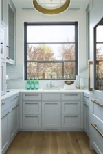 New White Shaker Modern Style RTA Solid Wood Kitchen Cabinet Furniture Factory Directly