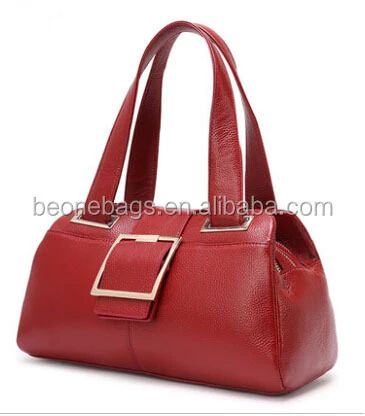 New Womens fashion women genuine leather bag