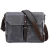 Import Newest Designer Vintage Men Waxed Canvas Leather Messenger Bag, Shoulder Bags With Laptop Compartment from China