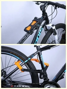 Newest durable use bike lock folding for mountain bike