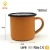 Import Newly best quality 7cm/8cm/9cm/10cm pure color enamel cup/enamel camping mug accept custom logo from China