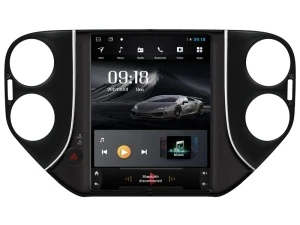 Newnavi vertical tesla screen android 9.0 car multimedia player 4G Internet car radio for vw tiguan 2007-2011