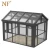 Import NF Aluminium  Prefab Glass Skylight Glass House Sunroom Designs from China