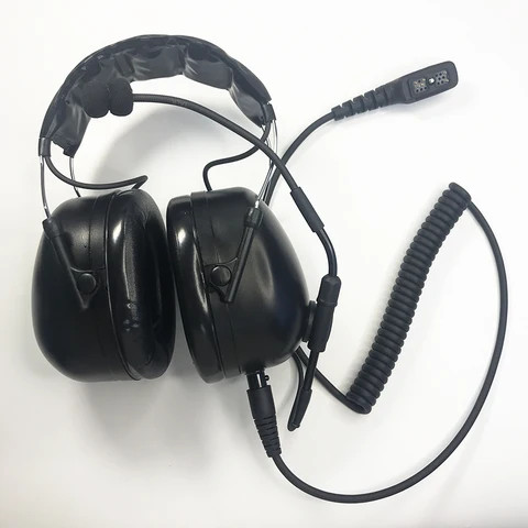 Noise Cancelling Headphones Noise Cancellation Headset For Hytera PD700-EX PD785-EX Explosion-Proof Walkie-Talkie