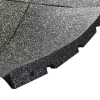Non-toxic Gym floor rubber mat 20mm to 50mm thick rubber floor