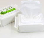 Non woven fabric Disposable Spunlace Face Makeup Remover Cleaning Wet Wipe