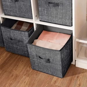 Non-woven Foldable Cloth Storage Chest Bins Cubes Organizer Baby Toy clothes Storage Box