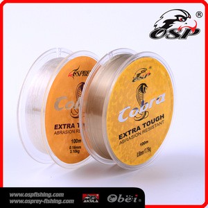Nylon abrasion resistant transparent color fishing line excellent water-friendly performance fishing line