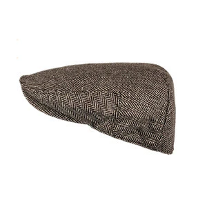 OEM Classic Flat Cap Winter Golf Hat Keep Warm Wool Blend Newsboy Ivy Hat