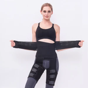 OEM Waist Trainer Abdomen Legging Belt Fitness Sweat Butt Lifter Thigh Tummy Trimmer High Waisttrainer Women Slimming Shapewear