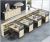 Import Office desk simple and modern workstation with cabinet staff desk 2 people front and rear 4/6 staff desk and chair combination from China