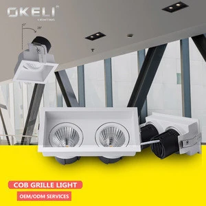 OKELI Wholesale high quality 8w 16w Adjustable The grille light composable led downlights lamp for Cree LED Chip