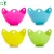 OKSILICONE High Temperature Resistance Silicone Egg Poaching Cups With Ring Standers Reusable For Baked Food Egg Steamer Tools