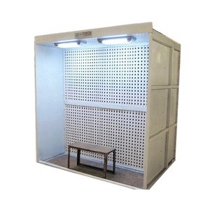Open face dry spray booth/spray painting cabinet