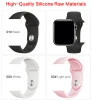 Original Manufacture 51 Colors Replaceable Silicone Smart Apple Watch Band 22mm Silicone Strap