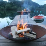 Outdoor Camping warm metal Fire Bowl Fire Pit