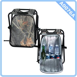 Outdoor Folding Fishing Chair With Cooler Bag