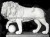 Outdoor Large White Marble Lion Statue For Sale Garden Life Size Stone Lion Statue DSF-T149
