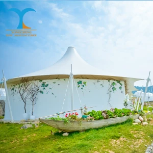 Outdoor membrane structure luxury canopy tent hotel igloo tent house