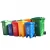 Import Outdoor Recycling large waste bin plastic food trash dust bin from China