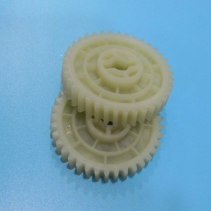 PA nylon material  Custom high precision CNC machining parts helical gear and gear shaft