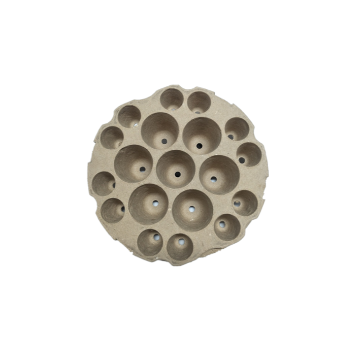 Buy Paper Pulp Bulb Plant Tray Flower Seed Planting Tray Paper Pot Tray