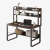 PC desk computer table with shelves home office furniture