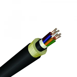 pe jacket adss 12 core all dielectric self supporting optical cable