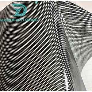 Buy Perforated Film Mesh Tinting Headlights Tint Car Window Wrap Legal ...