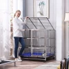 Pet Cage Carriers Houses Stainless Travel Kennels Collapsible Dog Cage