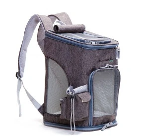 Pet Sling Bag Classic Checked Design Dog Cat Backpack For Outdoor Pet Carrier Dog Sling Carrier Backpack