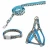 Import Pet Walking Running Training Outdoor Leopard Leash Harness Control Dog Collar Set from China