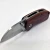 Import (PK-01949) 2.75 Inch Rosewood Handle Fatboy Sheepsfoot Blade Mini Folding Utility Tactical Cutting Pocket Knife from China