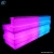 Plastic bar table glowing LED buffet counter