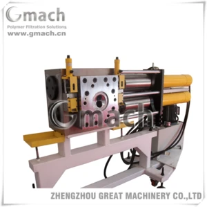 Plastic underwater pelletizing extrusion machine used automatic self cleaning backflush screen/mesh/net changer