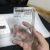 Import pocket Size transparent acrylic cigarette case with custom logo from China