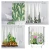 Import Polyester fabric green succulent cactus pink flower printing patterns waterproof shower curtains for bathroom from China