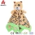 Import polyester super soft animal head plush custom baby security blanket from China