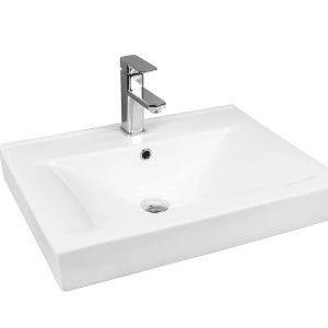 Popular ceramic rectangular kitchen and bathroom hand wash basin