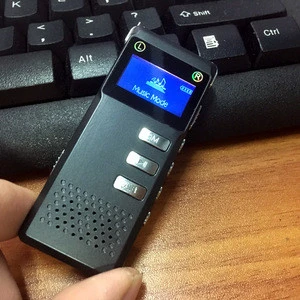 Portable 8GB Digital Audio Voice Recorder Dictaphone Stereo Recording with MP3 Player Support TF card