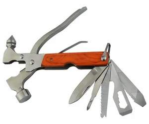 Portable Stainless Steel Multitool Multipurpose Tool Multifunctional Knife with Hammer Plier Auto Rescue Disaster Escape Lif