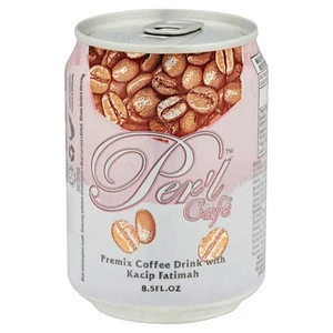 Power root Perl Cafe Premix Coffee Drink Tin with Kacip Fatimah 250ml  - Instant Coffee drinks