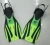 Import PP+TPR open foot free diving shot fins swimming training fins from China