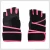 Import PRI pink silicone coating Fitnesss Training Long Wrist Great Grip Fingerless Cycling Weight Lifting Gym Gloves from China
