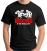 Printed T Shirt 100% Cotton / Boxing Gym T Shirt