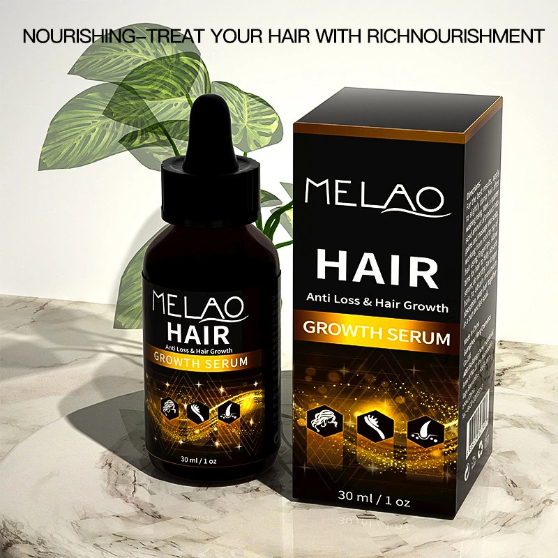 Private Label Natural Hair Growth Serum Vegan Organic Nourishing Scalp Hair Care Oil 30ml