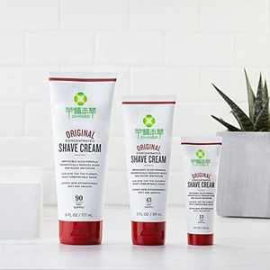 Private label smooth skin cream shaving cream for men