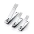 Professional Black Nail Clipper Set for Stainless Steel Fingernails &amp; Toenails Clippers Sharp  Cuticle Trimmer