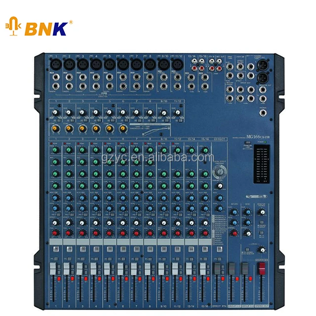 Professional mixer amplifier audio video mixing