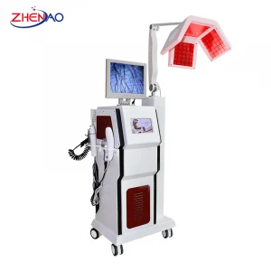 Professional scalp treatment detection system laser hair growth regrowth hair machine with high frequency